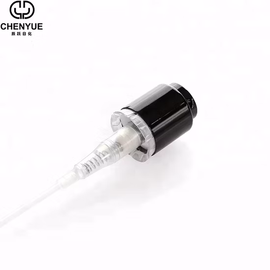 Pulverizador sin arrugas con collar de bomba de engarce de perfume de aluminio de 15 mm